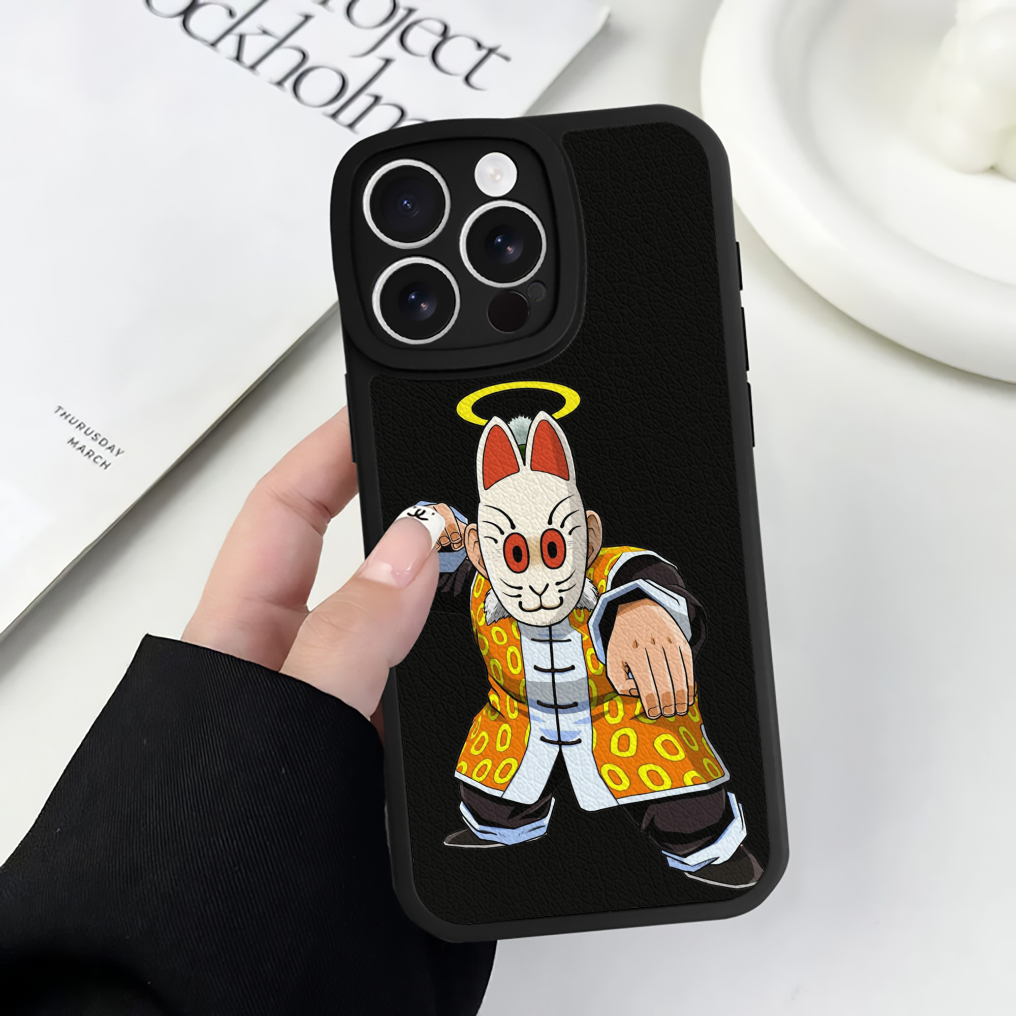 （画像用） ドラゴンボール DRAGON BALL 【iPhone 16シリーズ対応】シリコンスマホケース（レザー調） 材質：シリコン